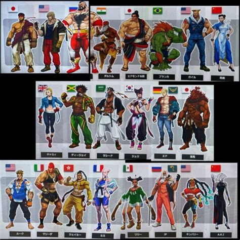 leaked sf6 roster|Street Fighter 6 roster: Base game fighters, DLC 2,。